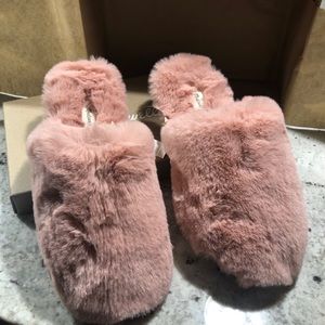 Madewell fluffy slippers size 8